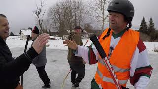 Šumava TV Stožec Winter classic 2022 lední hokej pod širým nebem [upl. by Haynor972]