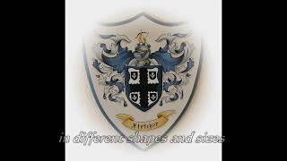 Hand painted Family Crests Custom Coat of Arms Heraldry [upl. by Ij93]