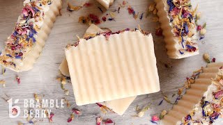 AnneMarie Makes Wildflower Rebatch Soap  Great for Beginners  Bramble Berry [upl. by Hy637]