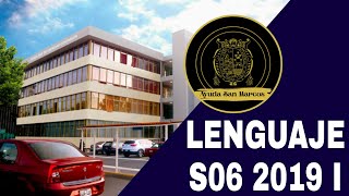 LENGUAJE SEMANA 6 PRE SAN MARCOS 2019 I 📚🖥️ [upl. by Zacarias600]