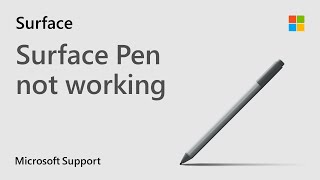 Surface Pen Not Working  Microsoft [upl. by Lonne]