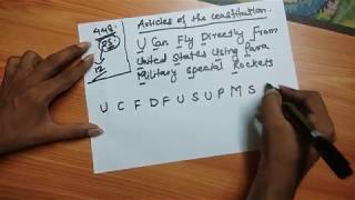 Funny Tricks to remember Articles of the Indian Constitution [upl. by Aztirak143]