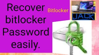 Recover bitlocker password through bitlocker recovery key [upl. by Adiasteb]