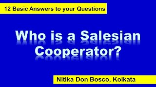 Who is a Salesian Cooperator [upl. by Clerc63]