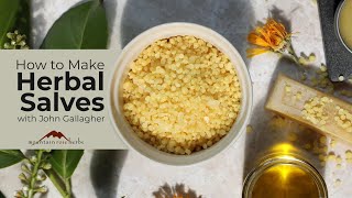 How to Make Herbal Salves with John Gallagher [upl. by Hannahoj212]