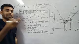 Short Run Equilibrium  Supernormal Profit  Normal Profit [upl. by Linson]