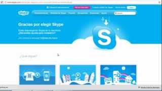 Como usar Skype para hablar gratis por Internet [upl. by Annid751]