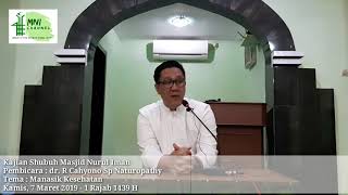 Manasik Kesehatan  Dr R Cahyono Sp Naturopathy [upl. by Winifred544]