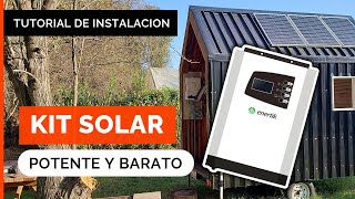 ENERGÍA GRATIS 🌞 Kit Solar Potente y Económico ideal para casa de campo Inversor Cargador ENERTIK [upl. by Dew]