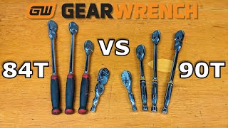 Gearwrench 84T vs 90T Ratchet Comparison [upl. by Jarin181]