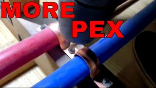 PEX REPIPE DAY 2 ROUGH OUT [upl. by Nryhtak]