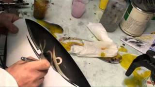 Buell airbrush painting Harley Davidson peinture perso moto aerografia [upl. by Kailey]