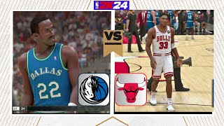 ☑️NBA2k24 ALL TIME Mavericks vs ALL TIME Bull 4k [upl. by Gage]