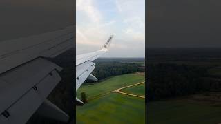 Landing in Kaunas airport Lithuania with Ryanair  Nusileidimas Kauno oro uoste LietuvaКаунас [upl. by Ryon729]