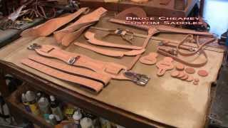 Saddle Making ⭐ Time Lapse Video 🎦 Leather Working 👍 Saddlemakers Secrets [upl. by Aromat967]