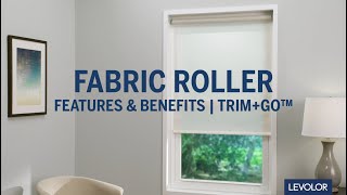 LEVOLOR TrimGo™ Fabric Roller Shades  Features amp Benefits [upl. by Arianna]