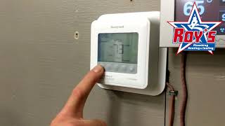 How to Use Your Honeywell T4 Pro Thermostat [upl. by Macey665]