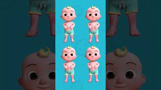 Silly Little Belly Button Song Dance with CoComelon shorts cocomelon [upl. by Pammy]