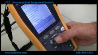 How to Use a Fluke DTX1800 Cable Analyzer [upl. by Lemmor]