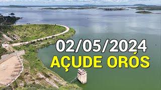 Açude Orós dados atualizados hoje 02052024  ORÓS CEARÁ [upl. by Mullac321]