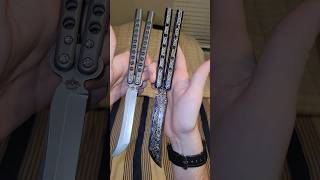 Atropos Demon Vs Laminated Demon Balisong balisong butterflyknife [upl. by Vitek282]