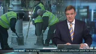 RTÉ Six One Dublins Icy Footpaths [upl. by Flss]