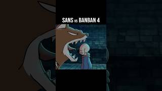 SANS vs GARTEN of BANBAN 4 Kittysarus Fight [upl. by Liagibba]