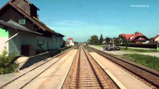 Salzkammergutbahn oder Hausruckbahn  Führerstandsmitfahrt  Ried im Innkreis nach Schärding [upl. by Aicarg]