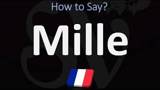 How to Say ‘THOUSAND’ in French  How to Pronounce Mille 1000 Question [upl. by William]