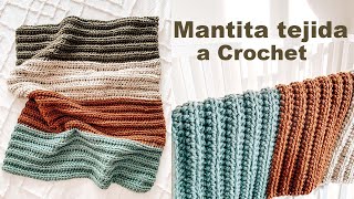 COMO TEJER UNA MANTITA A CROCHET SÚPER FÁCIL  TUTORIAL  Daniis Ways [upl. by Ikkim328]