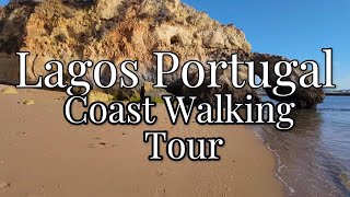 LAGOS COAST PORTUGAL 4k walking video [upl. by Alemap717]