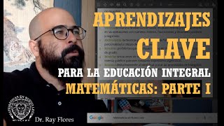 Aprendizajes clave en matemáticas  Parte 1 [upl. by Ahseekal654]