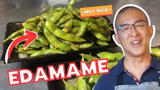 Edamames salteados  Recetas veganas [upl. by Gregorius]