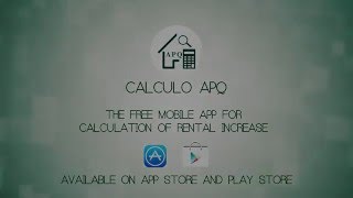 Calculo APQ  The solution for you rent increases [upl. by Oswell]