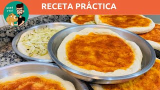 Cómo Hacer Pre Pizzas Para Congelar Receta Fácil y Práctica  MONO 1981 [upl. by Herrera]