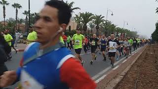 semi marathon marrakech 2019start [upl. by Ahsieit]