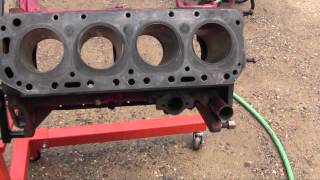 Ford Jubilee NAA Tractor Engine Rebuild Part 7 Parts and Block Cleaning [upl. by Chivers858]