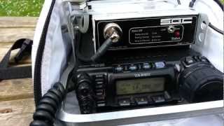 Yaesu FT857D portable Ireland on 20m [upl. by Lahcym]