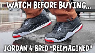 I Wore Jordan 4 BRED REIMAGINED for 1 week and This is What Happened [upl. by Tedie]