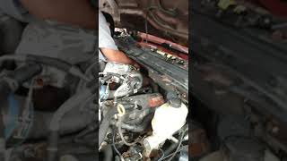 Oil cooler replacement on 64 powerstroke [upl. by Odlanyer]