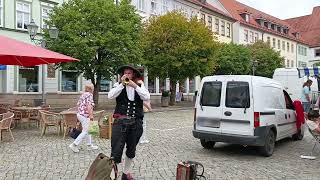 Ännchen von Tharau  Philipp Hoffmann Trompete  Straßenmusik Wochenmarkt Hildburghausen Thüringen [upl. by Salaidh]