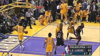 NBA playoff moment No 14 Iverson steps over Lue [upl. by Nekial494]