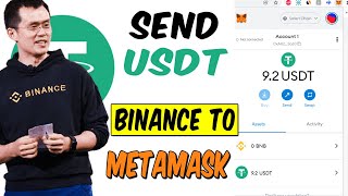 How to Send USDT from BINANCE to METAMASK [upl. by Bicknell]