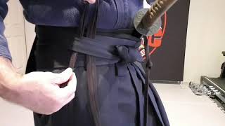 WMAC How to tie your Sageo to Hakama [upl. by Liddle]