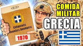 Probando COMIDA MILITAR de GRECIA de 1970  MRE Grecia [upl. by Hayyim]