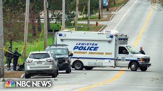 Watch Officials hold briefing on shootings in Lewiston Maine  NBC News [upl. by Kolodgie509]