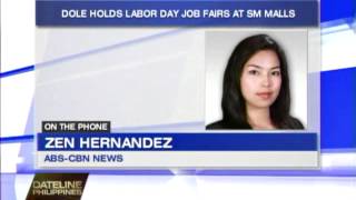 DOLE holds Labor Day job fairs at malls [upl. by Kathy4]