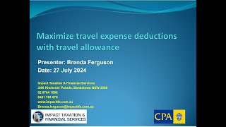 Maximize travel expense deductions with travel allowance [upl. by Sorcim]