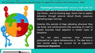 cor BEHAVIORISM PHILOSOPHY OF EDUCATION [upl. by Noirod]