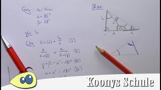 Höhe Fernsehturm mit Sinussatz bestimmen Trigonometrie [upl. by Evol689]